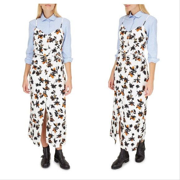 Derek Lam Floral Camisole Dress, Size 6 - Picture 2 of 16